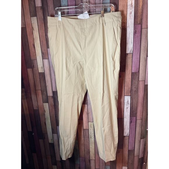 Pants - Women’s CATO Khaki Pull On Dress Pants Women’s Size 14 NWT